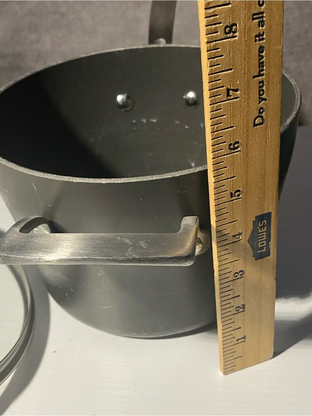 Kirkland Signature Hard Anodized 4 Qt Saucepan Pot with Glass Lid